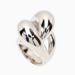 серебряное кольцо без камней 57206158